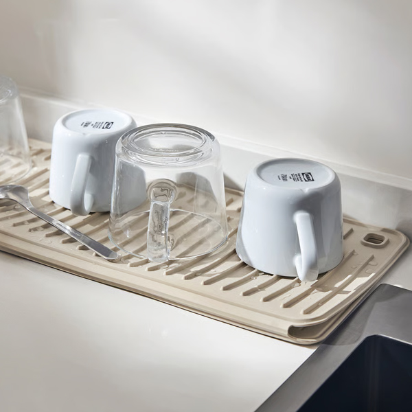 RINNIG 51x42cm Podmetač za sušenje suđa, bež