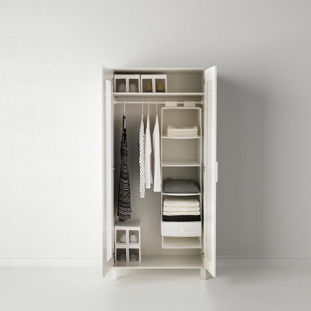 SKUBB 35x45x125cm element za odlaganje sa 6 odjeljaka, bijela