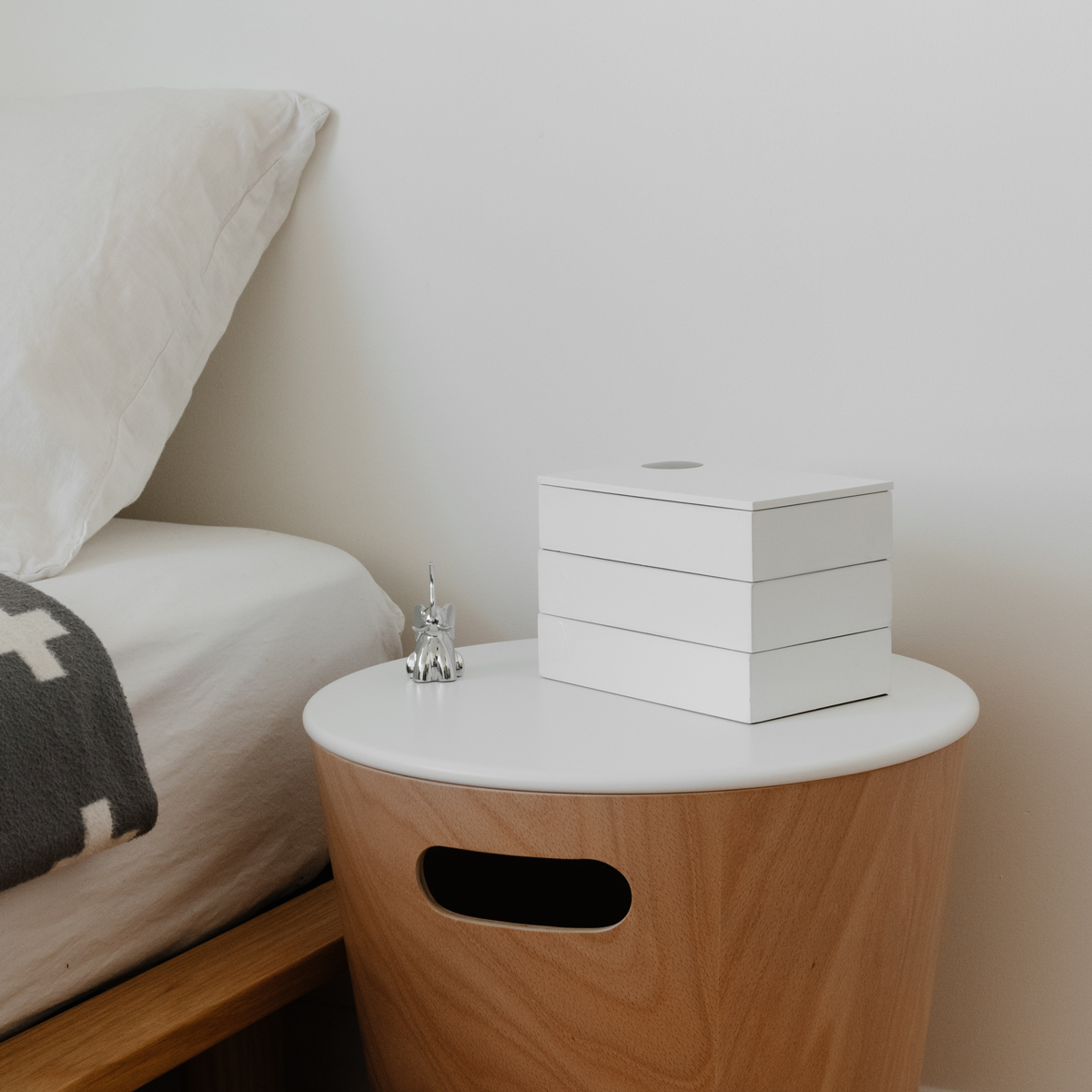 SPINDLE kutija za nakit, bijela