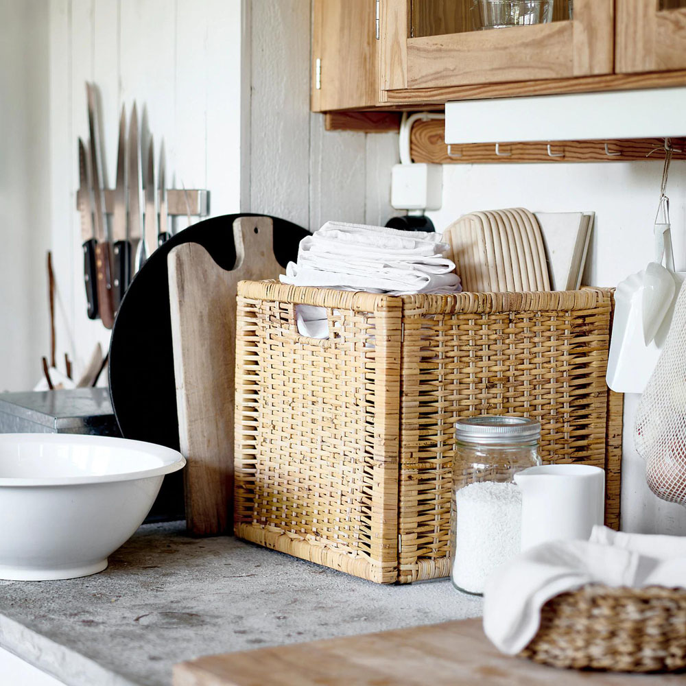 BRANAS 32x34x32cm korpa, ratan