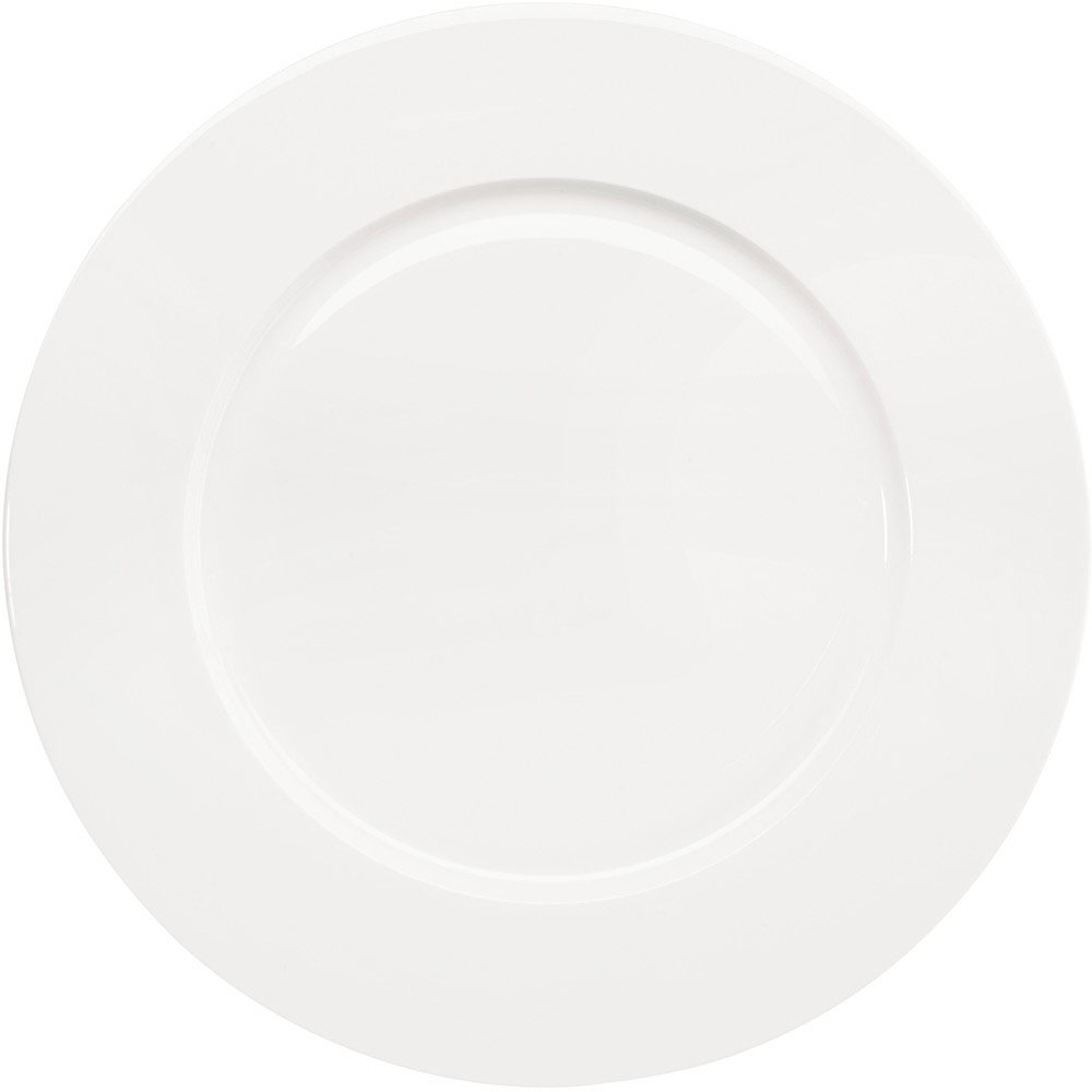 A TABLE 32cm okrugli tanjir sa rubom za serviranje, bijela
