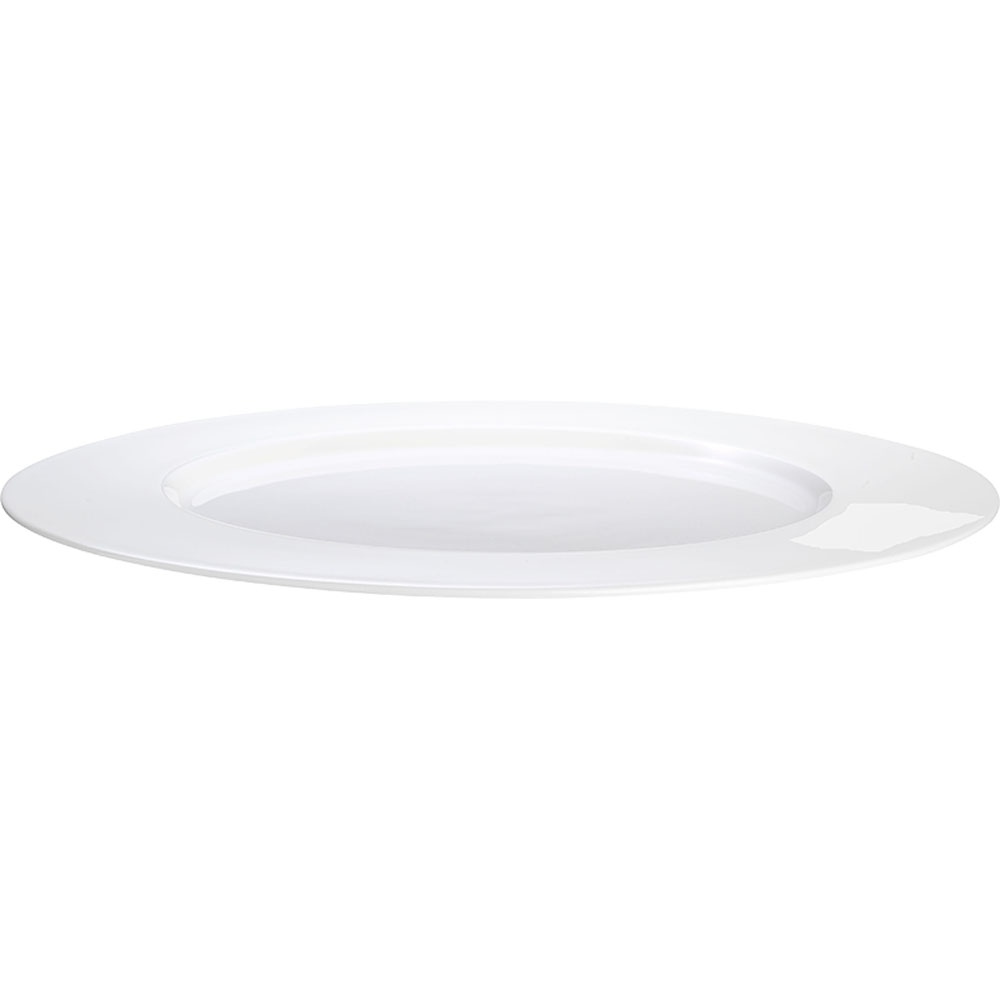 A TABLE 32cm okrugli tanjir sa rubom za serviranje, bijela