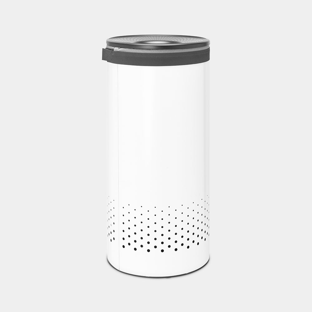 KANTA ZA VES 35l - White/Black Plastic Lid