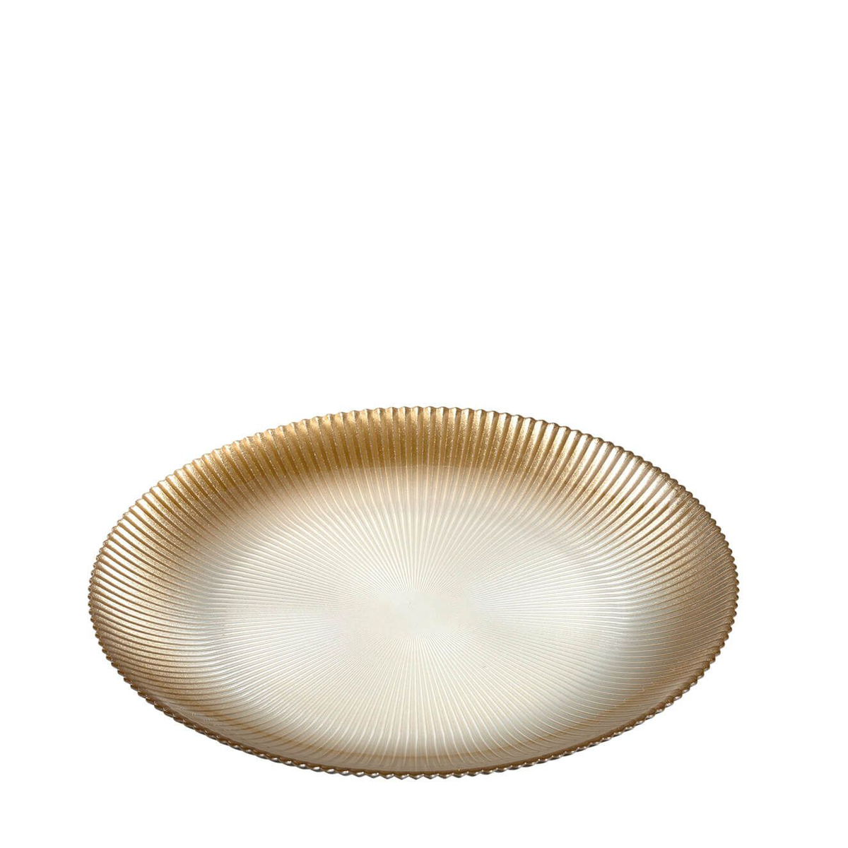 CIBO 21.6 cm desertni tanjir, zlatna