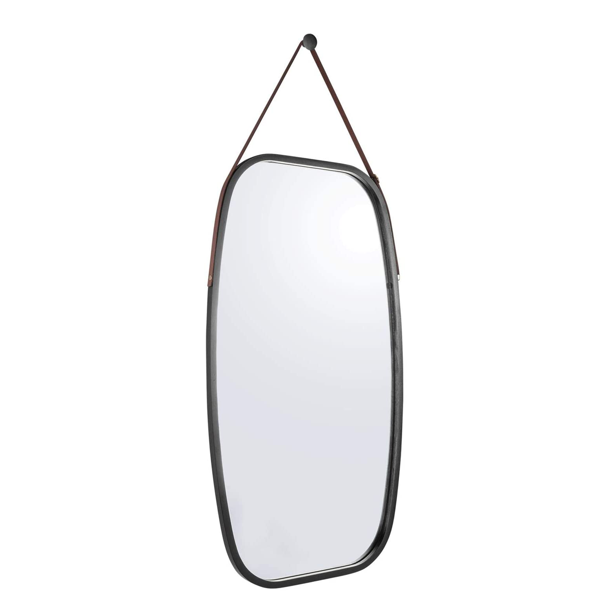 IDILLIC 74x43cm zidno ogledalo, crni bambus