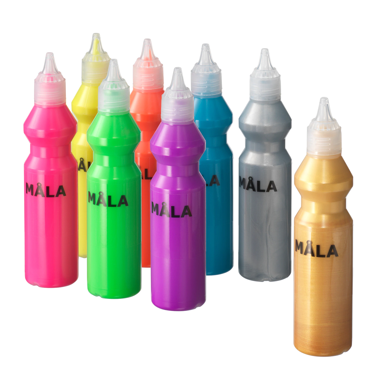 MALA 640ml set fluorescentna boja 8/1