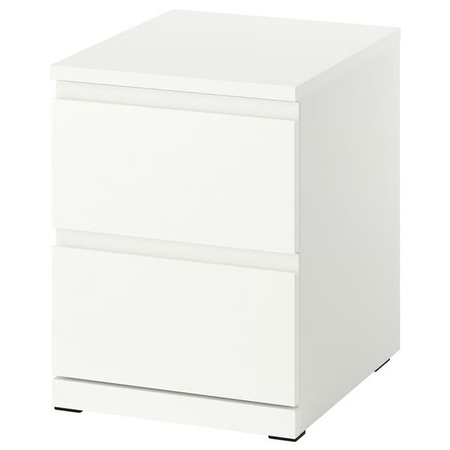 STORKLINTA 40x50x53cm Komoda sa 2 fioke, bijela