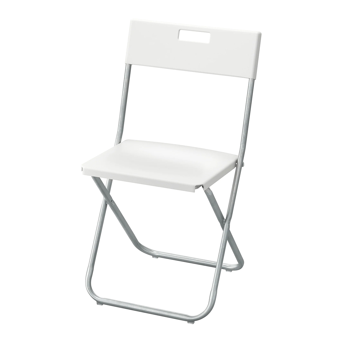 GUNDE stolica na rasklapanje, bijela