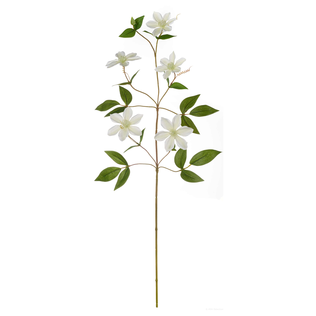 DEKO 78cm vjestacki cvijet, bijeli klematis