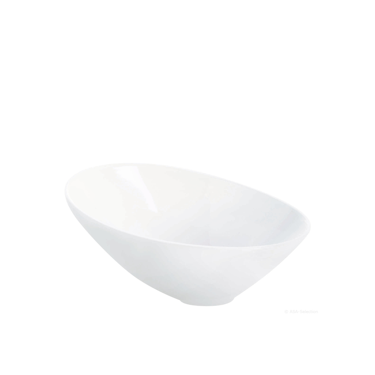 VONGOLE 15cm asimetricna zdjela, bijela