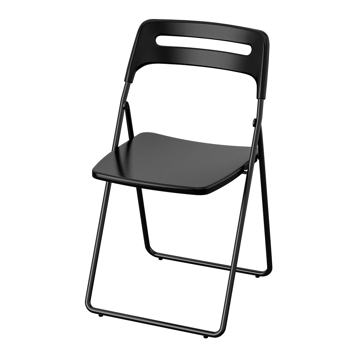 NISSE stolica na rasklapanje, crna