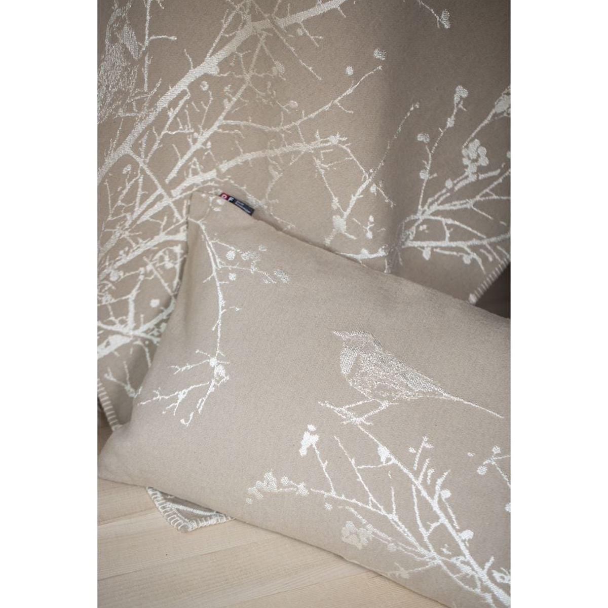 DIVA 40x60cm dekorativna jastucnica, Twigs/birds/bez
