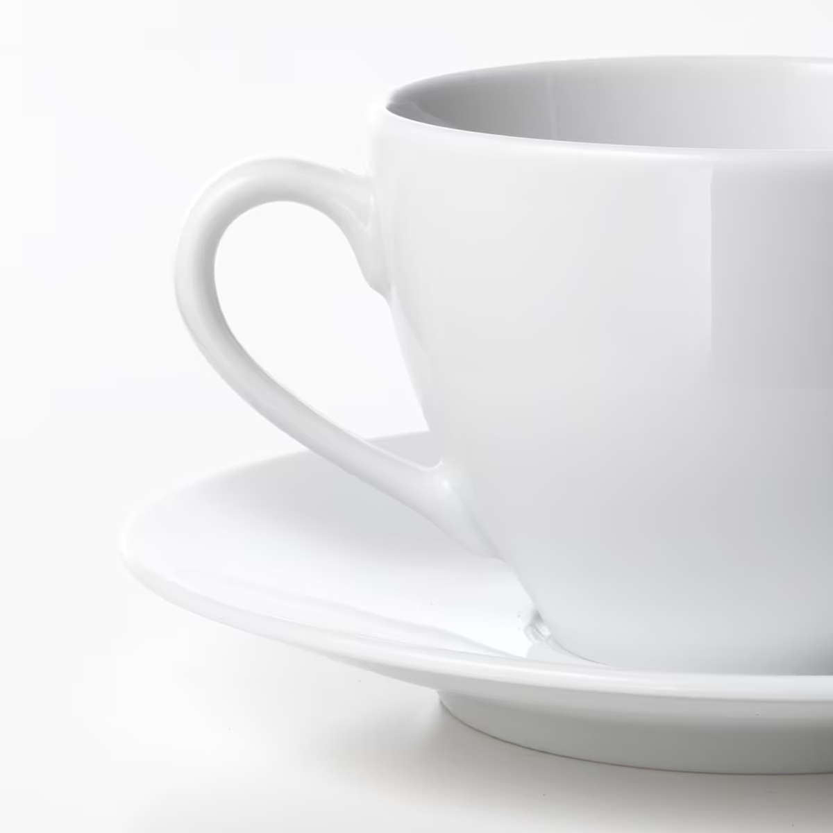 VARDERA 20cl solja za kafu sa tacnom, bijela