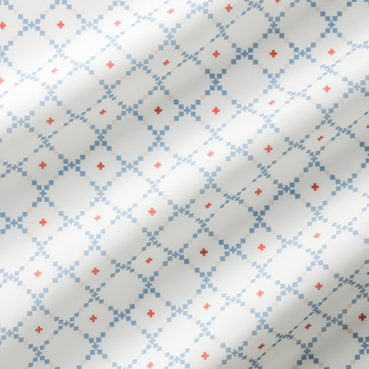 INAMARIA 69x85cm kecelja, dezenirano/plava