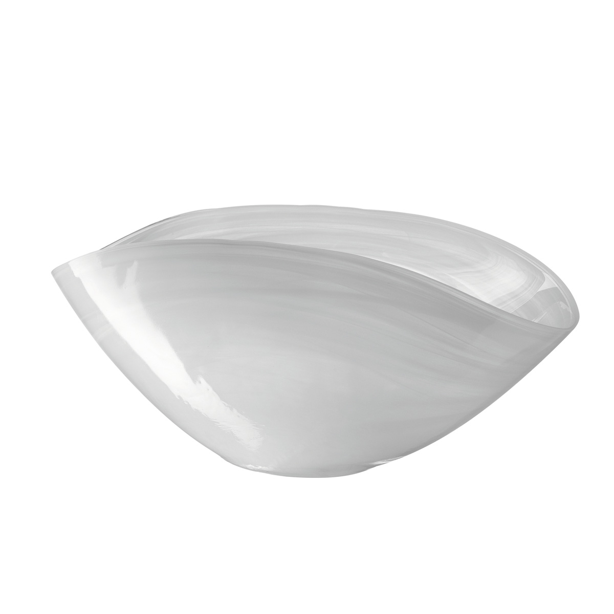 ALABASTRO 28x14cm dekorativna zdjela, bijela