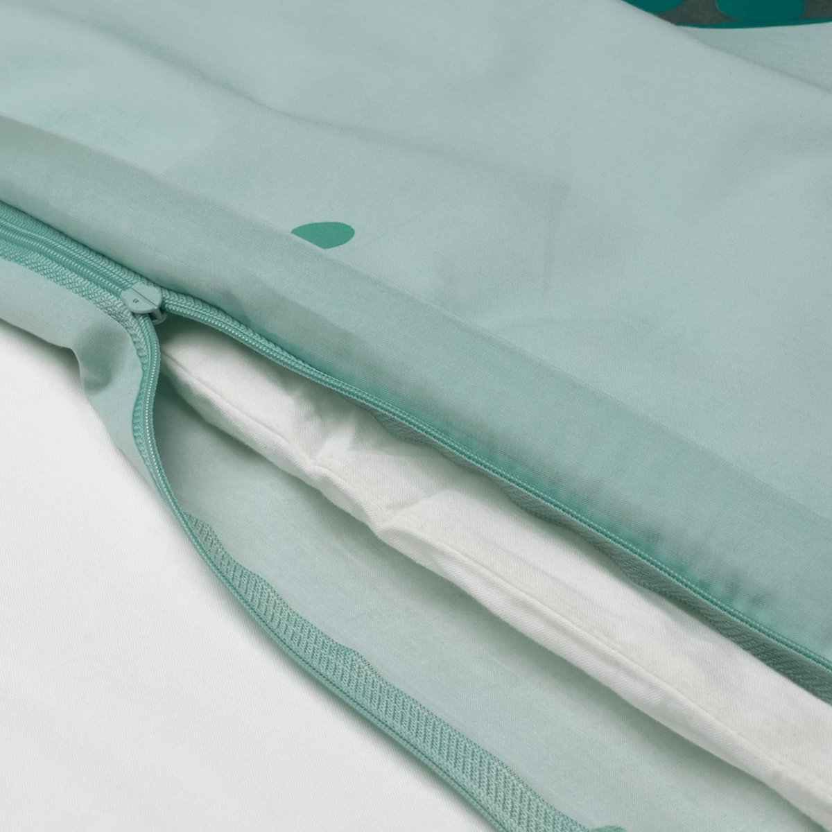 BLAVINGAD 150x200/50x60cm djecja posteljina, kornjace/tirkizna