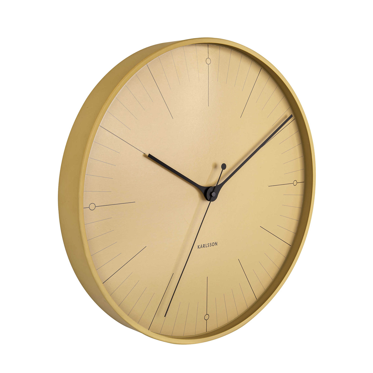 INDEX 40cm zidni sat, Yellow