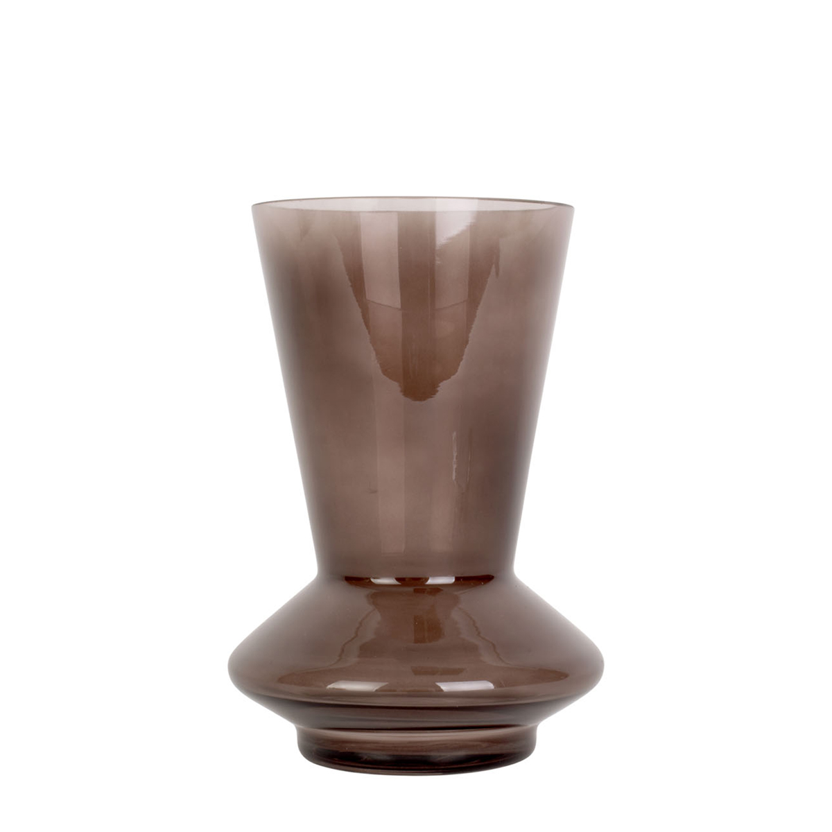 GLOW 12x18cm vaza S, Chocolate Brown