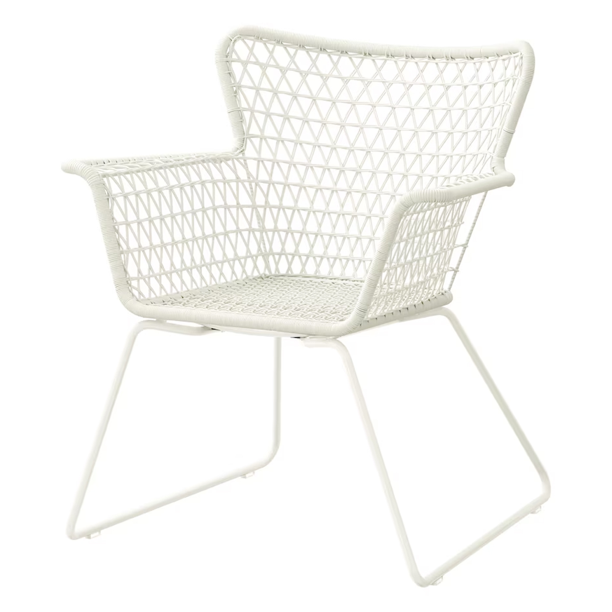 HOGSTEN stolica sa rukohvatima, bijela
