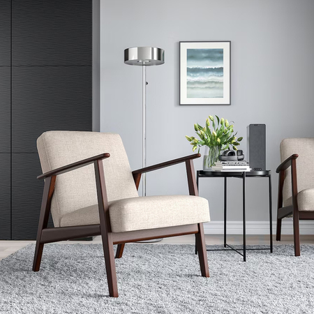 EKENASET fotelja, Kilanda svijetlobez