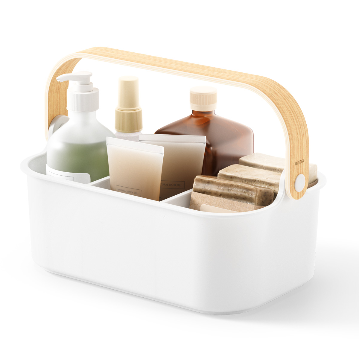 BELLWOOD kuhinjski organizator L, bijela/svijetlo drvo