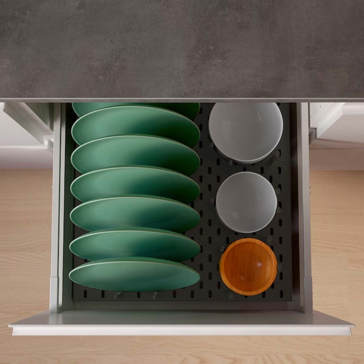 UPPDATERA 60cm perforirana ploca za fioku, boja antracita