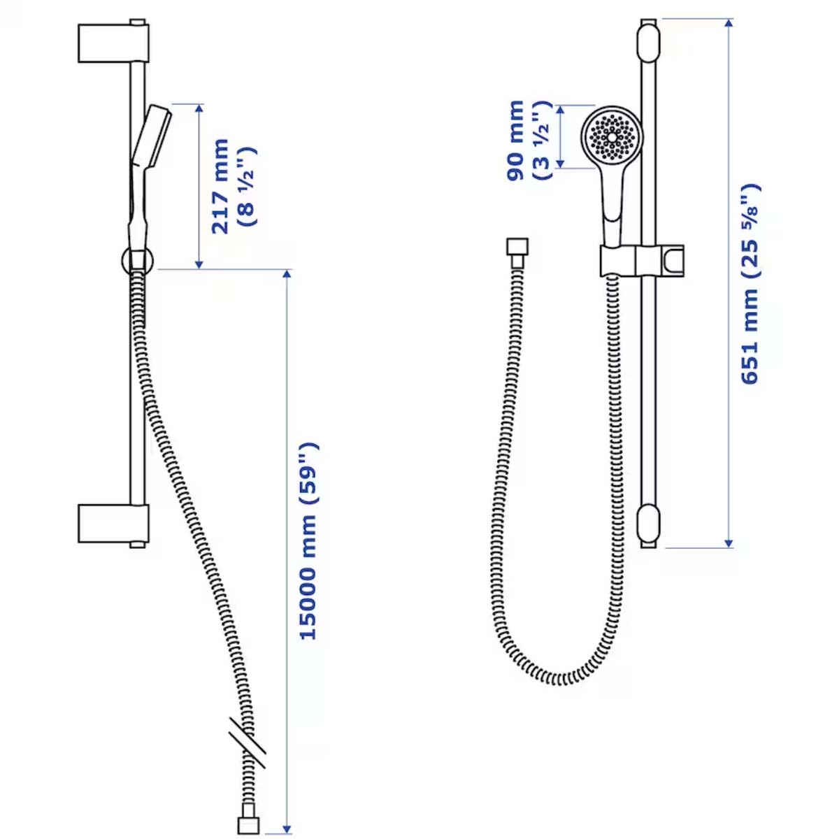 BROGRUND klizna sipka sa rucnim tusem, hromirano