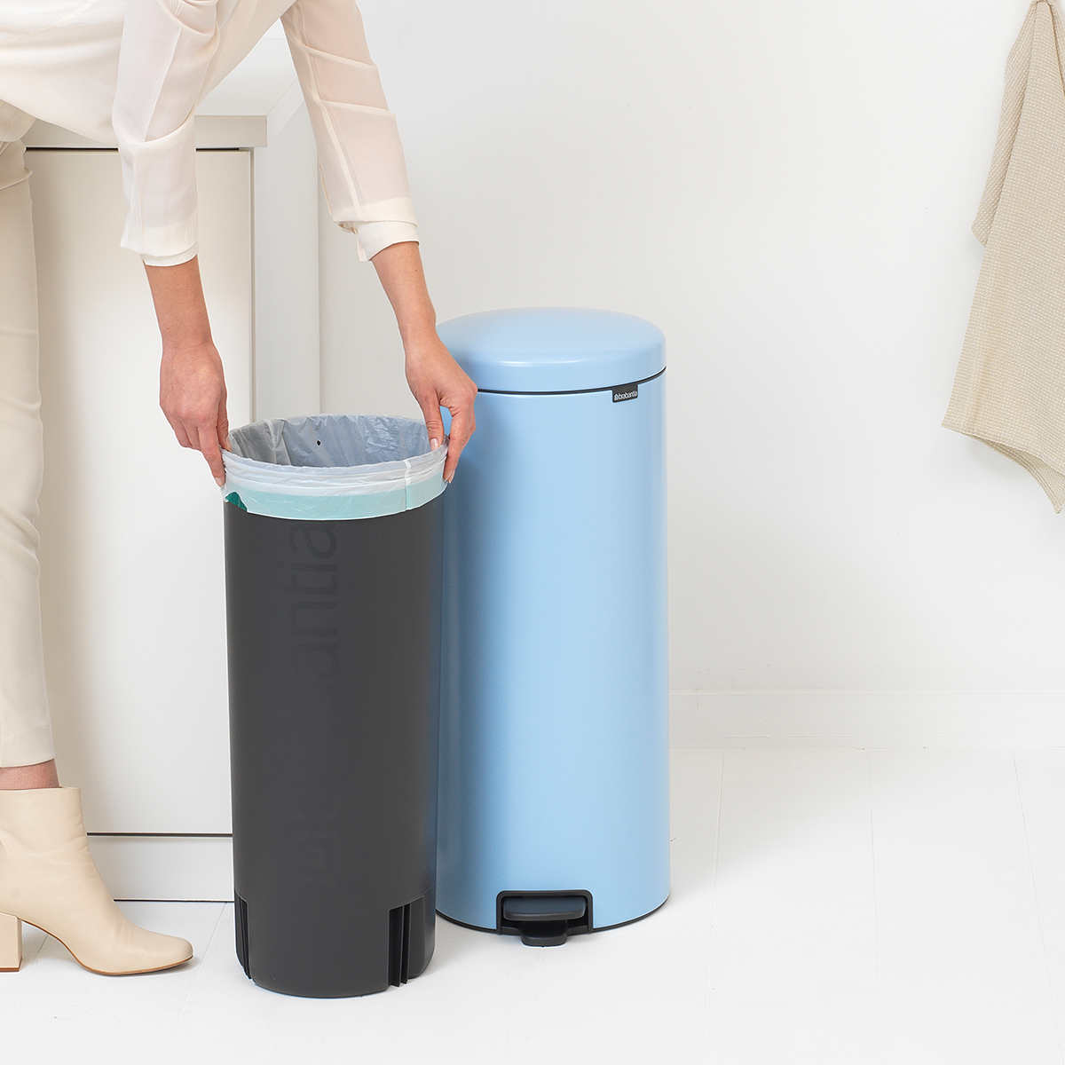 KANTA ZA OTPATKE 30l - NewIcon Pedal Bin, Dreamy Blue