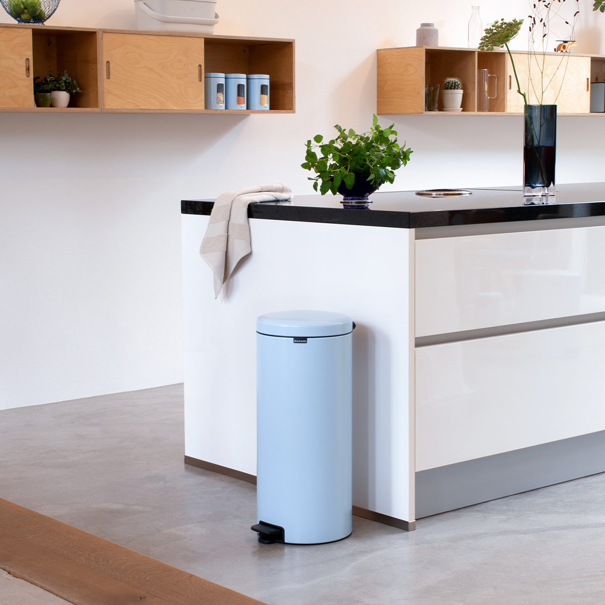 KANTA ZA OTPATKE 30l - NewIcon Pedal Bin, Dreamy Blue