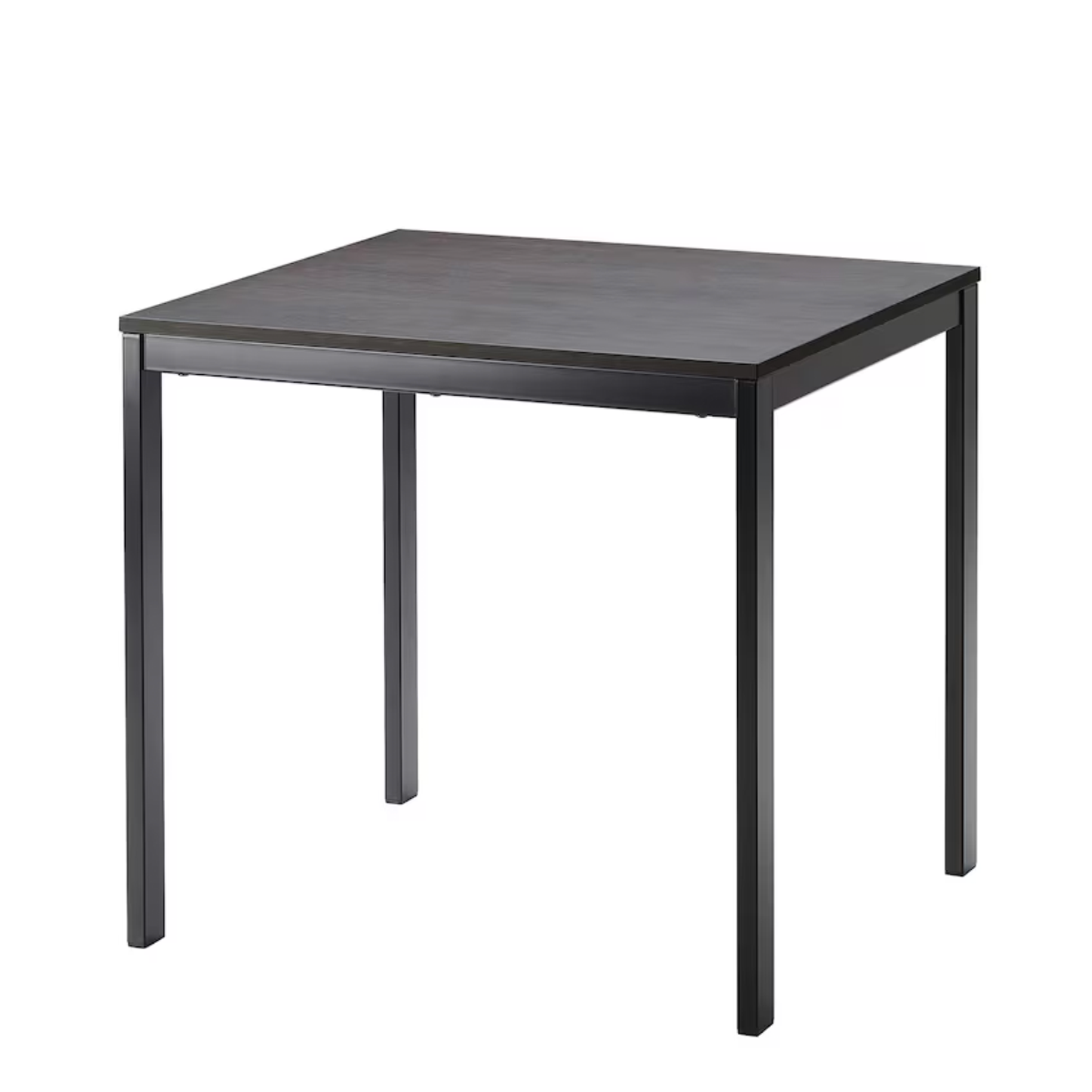 VANGSTA 80/120x70cm Produživi sto, crna/tamnosmeđa