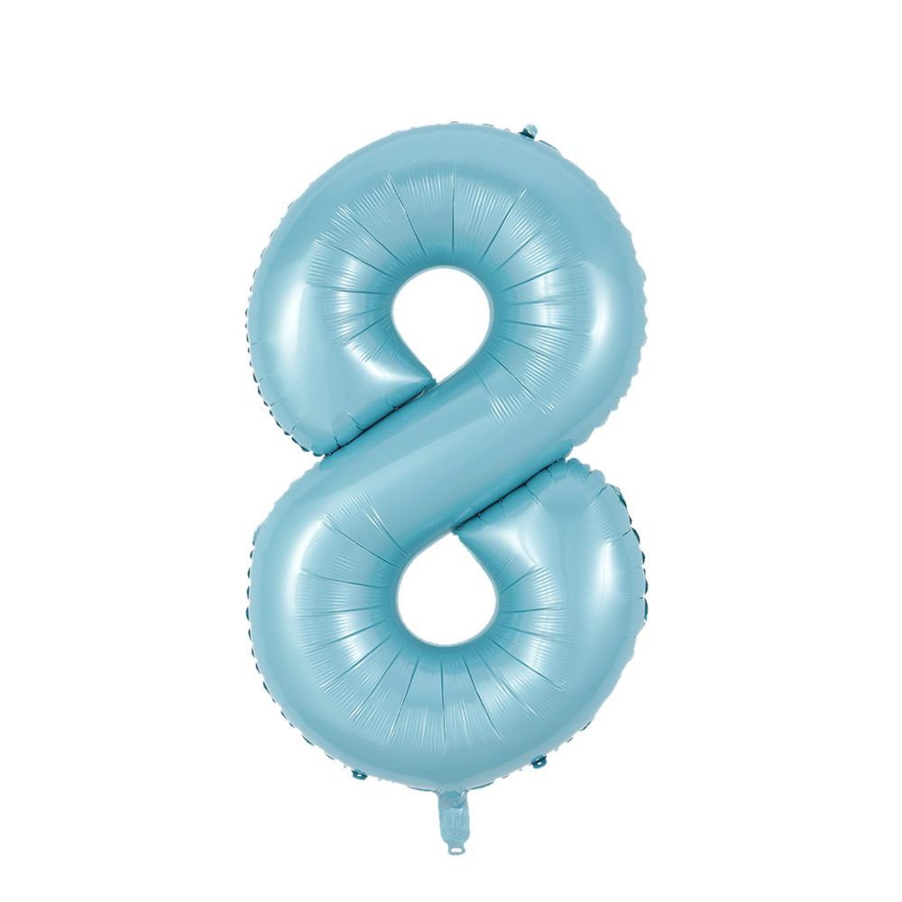 Balon br. 8 / nježno plava