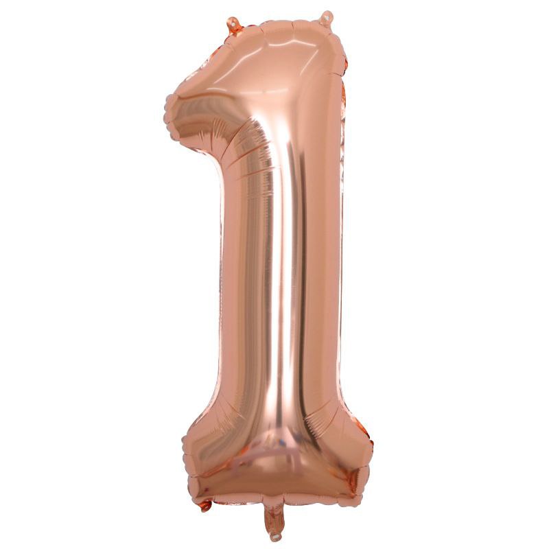 Balon br. 1 / zlatno roza