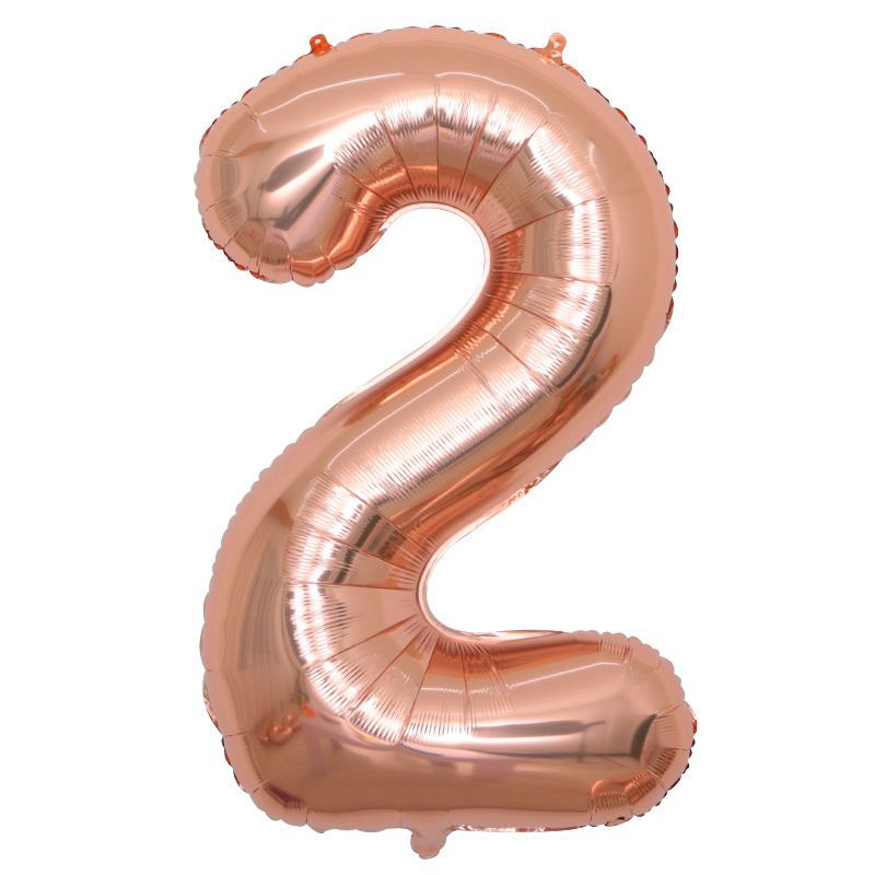 Balon br. 2 / zlatno roza