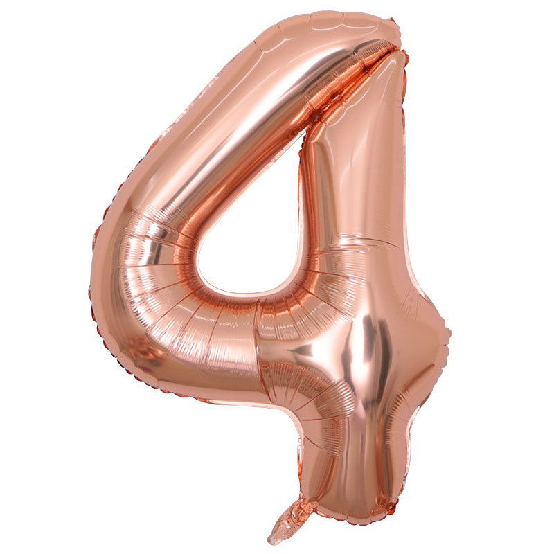 Balon br. 4 / zlatno roza
