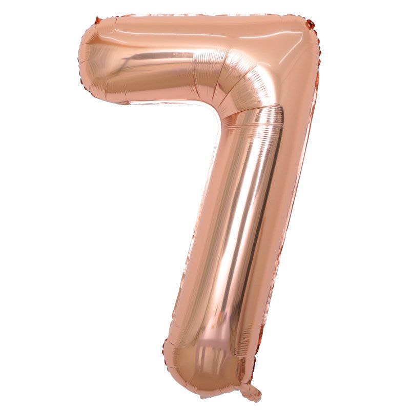 Balon br. 7 / zlatno roza