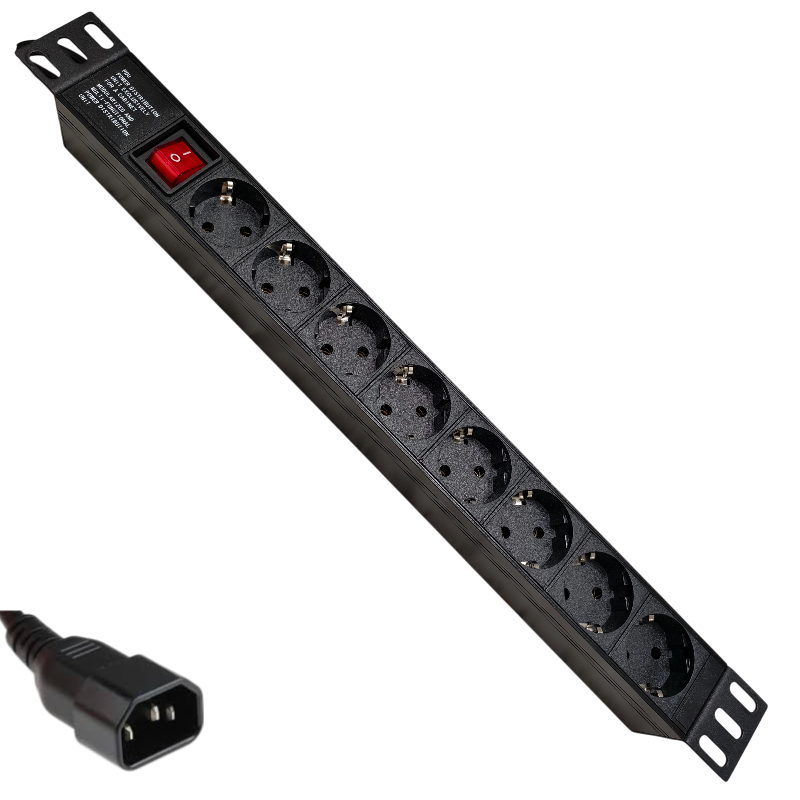 Rekabilna Napojna Letva 8P - IEC C14