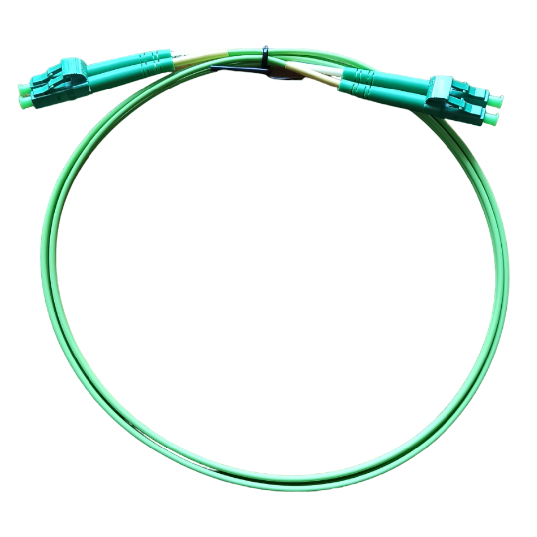 Fiber Patchcord, Multimode Duplex, OM5 LC/APC - LC/APC, 1m