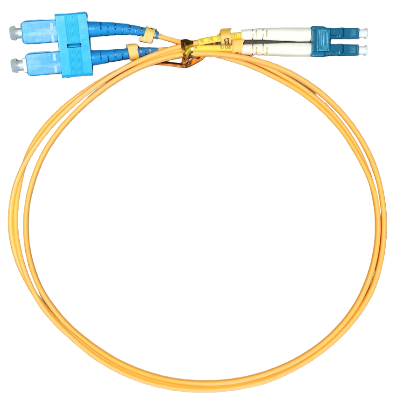 Fiber Patchcord, Singlemode Duplex, SC/UPC - LC/UPC, 1m