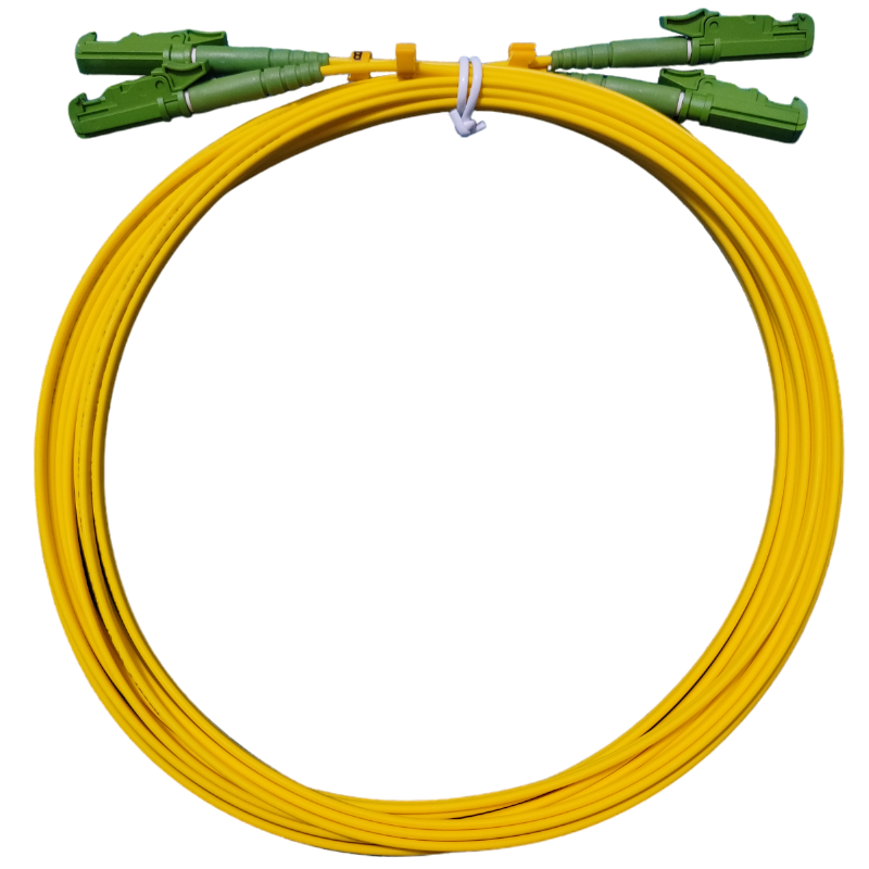 Fiber Patchcord, Singlemode Duplex E2000/APC - E2000/APC G652.D - 2mm, 4m