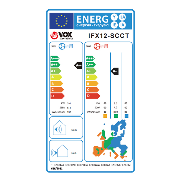 Klima Vox 12 IFX12-SCCT inverter