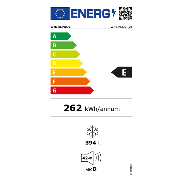 Zamrzivač Whirlpool WHE39332 horizontalni