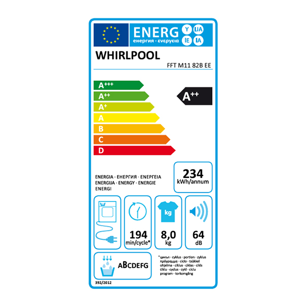 Mašina za sušenje veša Whirlpool FFT M11 82 EE 8kg/toplotna pumpa