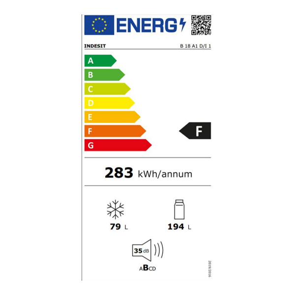 Ugradni kombinovani hladnjak Indesit B18 A1 D/I 1