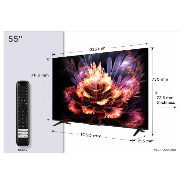TV LED TCL 55V6C 4K Smart Google OS