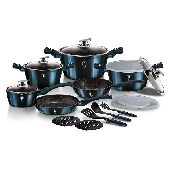 Set posuđa Berlinger Haus BH/2553NO-6 Metallic Line Aquamarine Edition