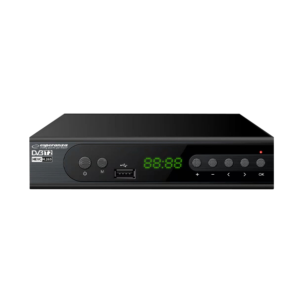 DVB-T2 H.265 Prijemnik Esperanza (Resiver)HDMI, SCART 2x USB