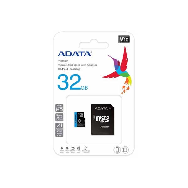 Micro SD Adata 32GB Premier A1+ ADP AD