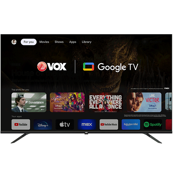 TV LED Vox 50GOU080B 4K Smart Google TV