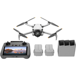 Dron DJI Mini 4 Pro Fly More Combo + DJI RC 2, 4K/60fps HDR, ActiveTrack 360, Omnidir. Obstacle Sensing/