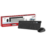 Tastatura + miš Genius SlimStar 8230 Wireless USB (US) - crna